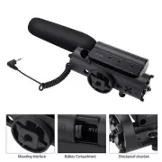 TAKSTAR SGC-598 Stereo Microphone Mic for Nikon Canon DSLR Camera DV Camcorder