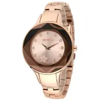 在飛比找momo購物網優惠-【MANGO】時尚女王腕錶(玫瑰金/36mm)