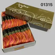Anchor Stranded Cotton Thread Hand Embroidery Stitch Thread Set of 25 Shade 1315
