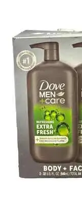 Dove Men s Extra Fresh Body + Face Wash 32 Fluid Ounce