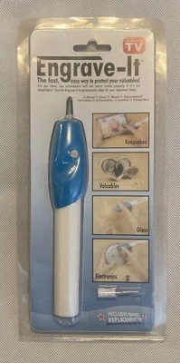 Engrave-It As Seen On TV Stencil Tool Pen Comes With Bonus Replacement Tip
