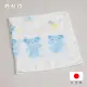 【日本野村作】Baby Gauze兒童棉紗浴巾-藍色小熊