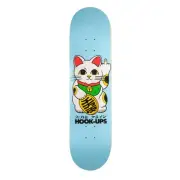 Hook Ups Unlucky Cat Skateboard Deck Rare Collectable