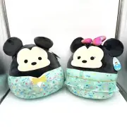 16" Squishmallow Holiday Mickey & Minnie - New with Tags
