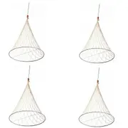 4 x Seahorse 12 Ply Crab Dillies - Witches Hats - Crab Traps/Crab Pots
