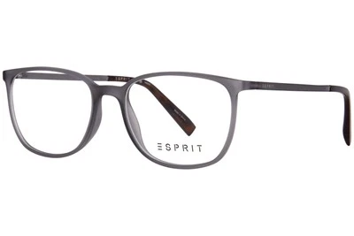 Esprit ET33482 505 Eyeglasses Frame Women's Grey Full Rim Square Shape 53mm