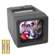 35 mm Film & Slide Viewer, 2X LED Illuminated Viewing Slide Projector for Old...