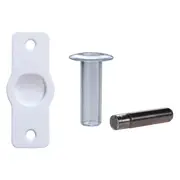 Fantom Hardware Clear Magnetic Barn Doorstop