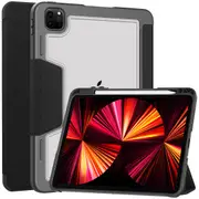 MCC Shockproof iPad Pro 12.9" 2018 3rd Gen Tri-Fold Case Cover Apple Pencil Slot Kids [Black]