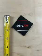 Knifejoy Knife Dealer Collectable Patch - Red & Black