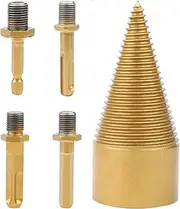 Firewood Drill Bit, Firewood Drill Bit Wood Splitter, Electric Drill Bit Firewood Splitter, Wood Splitter, Hexagonal Drill Bit Electric Log Splitter