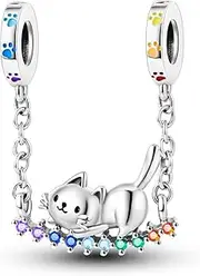 [Parmuz] 925 Sterling Silver Charm For Pandora Bracelet Butterfly Love Heart Evil eye Cross Christmas Gift Charms for woman Dangle Pendants Beads Jewelry Gift