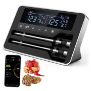 Smart Wireless Meat Thermometer with Double 5mm Ultra-Thin Probe, Bluetooth