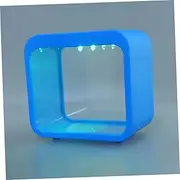 Generic Mini Aquarium with Built Light for Betta Fish Goldfish Easy to Clean Fish Tank for Office Desk Home Decor