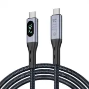 8K 40Gbps Video Laptop Fast Charging PD 240W USB-C to Type C Cable USB 4.0 Gen 3