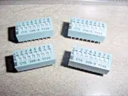 4 pcs 8-Position DIP Switches, PCB Board Mount, Standard Width, Quick USA Ship!