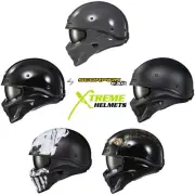 Scorpion Covert X Helmet Convertible 3-in-1 Half Open Full Face DOT S-2XL