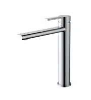 BK Iris Chrome/Matt Black/Brushed Nickel/Brushed Gold/Gunmetal Grey/Brushed Bronze Brass Tower Tall Basin Mixer