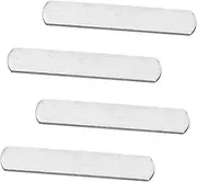 HYTROVE 4Pcs Weight Bearing Steel Plates Durable Electroplating Steel for Fitness Equipment Use Weight Bearing Vests Leggings and More Polished Design Resistant