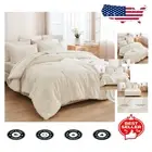 Bohemian-Inspired California King Comforter Set - 7 Pieces with Geometric Design