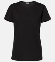 [Moncler] Moncler Cotton T-shirt UK 14 black