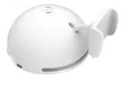 White Portable Ionic Car Air Purifier With Cell Phone Holder And Extra USB Port