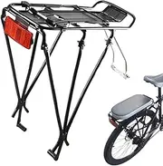 Porte Bagage Vélo ère - Porte-cargaison À Vélo - Aluminium Alloy Back Cargo seatt Carrier - Porte Vélo Universel | Support D'incorporation Rapide Avec Réflecteur, Porte Bagage VTT ère 0 Kg