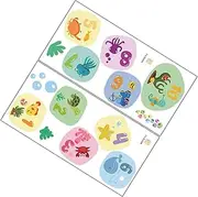 ULDIGI Stickers Home Decor 1 Set Removable Wall Decals Self-Adhesive Non-Toxic Boys and Girls' Room Decor