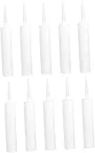 NULYLU 10Pcs Refillable Sealant Caulk Tubes for Easy Repairing Durable Empty Caulking Tubes Compatible with Standard Tools for DIY Projects and Household Use