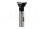 CNC 1-3/8 x 5/8" Shank 60° Indexable 3FL Dovetail Cutter w/Cert. P]
