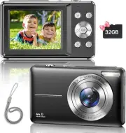 Digital Camera for Kids 1080P FULL HD Camera 44MP Point and Shoot Digital Camera