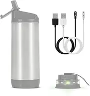 ECSEM Replacement Charger intended for HidrateSpark Pro Charging Cable Smart Water Bottle Accessory Portable USB Cord intended for HidrateSpark Pro Charger