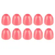 20Pcs Plastic Bell End Stoppers, Cord End Lock Rope Fastener, Pink