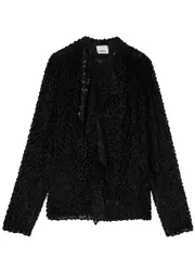 Isabel Marant Utah Polka-dot Chiffon Blouse - Black - 40 (UK12 / M) 40 (UK12 / M)