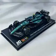 Bburago Fernando Alonso #14 1/43 2023 Aston Martin AMR23 F1 With Helmet