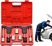 Axle Thread Repair Tool, Thread Restorer Kit, 13.78x9.84x2.36 Inches Professional Grade Build Precision Fit Adjustment, Wrench for Automotive and Furniture