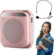 Ancsttu Portable Voice Amplifier | 2200mAh Voice Amplifier Tour Guide Speaker | Wired Microphone Headset and Amplifiers Loudspeaker for Teachers, Coaches, Tour Guides and Presentation