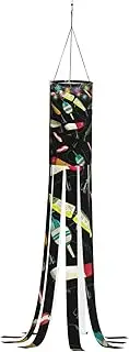 Fishing Lure Print Lightweight Halloween Windsock â€“ Festive Fall Tree Ghost Halloween Decorations