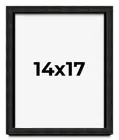 14x17 Shadow Box Black Rustic Barnwood Display Frame | 1.125 Inch Deep | 0.875
