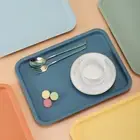 Cup Tea Tray Stackable Storage Pack Unbreakable Fruit Storage Tray Rounded