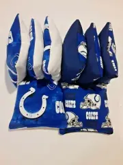 8 Cornhole Bag Set Corn Hole Indianapolis Colts BL/WH
