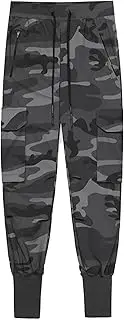 [Generic] Mens Multi Pocket Joggers Sport Pant Workout Athletic Sweatpants Lightweight Jogging Quick Slim Fit Tapered Hiking Pant