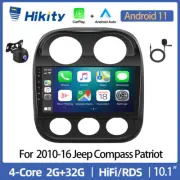 10.1" Apple Carplay Head Unit GPS Navi WiFi DSP For 2010-16 Jeep Compass Patriot