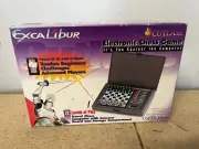 Excalibur Cutlass Electronic Travel Chess Game 72 Levels of Play Model 118E C12