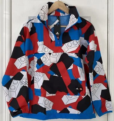 Adidas x Lego U LEGO KIDS’ TRAINING JACKET Windbreaker Size M Medium NWT 08/2021