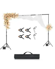 Backdrop Stand Background Stand Kit 298 x 300 cm for Party & Photo Studio