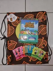 Nintendo - Animal Crossing New Horizons Journal, Bag, Amiibo Cards - Bundle