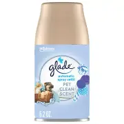 Glade AUTOMATIC SPRAY REFILL PET CLEAN SCENT Air Freshener HOME OFFICE BATHROOM
