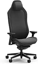 Fractal Design Refine Fabric Dark Gaming Chair - iF Design Award 2025 - Ergonomic Desk Chair with 4D Adjustable Armrests, High Backrest - Lumbar Cushion and High-Quality Fabric Cover