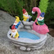 Garden Gnomes Statue Outdoor Gnome Decor Solar Gnome Statues Pool Gnomes